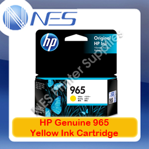 HP Genuine #965 Yellow Ink Cartridge for Officejet Pro 9028/9026/9020/9019/9018/9016 3JA79AA